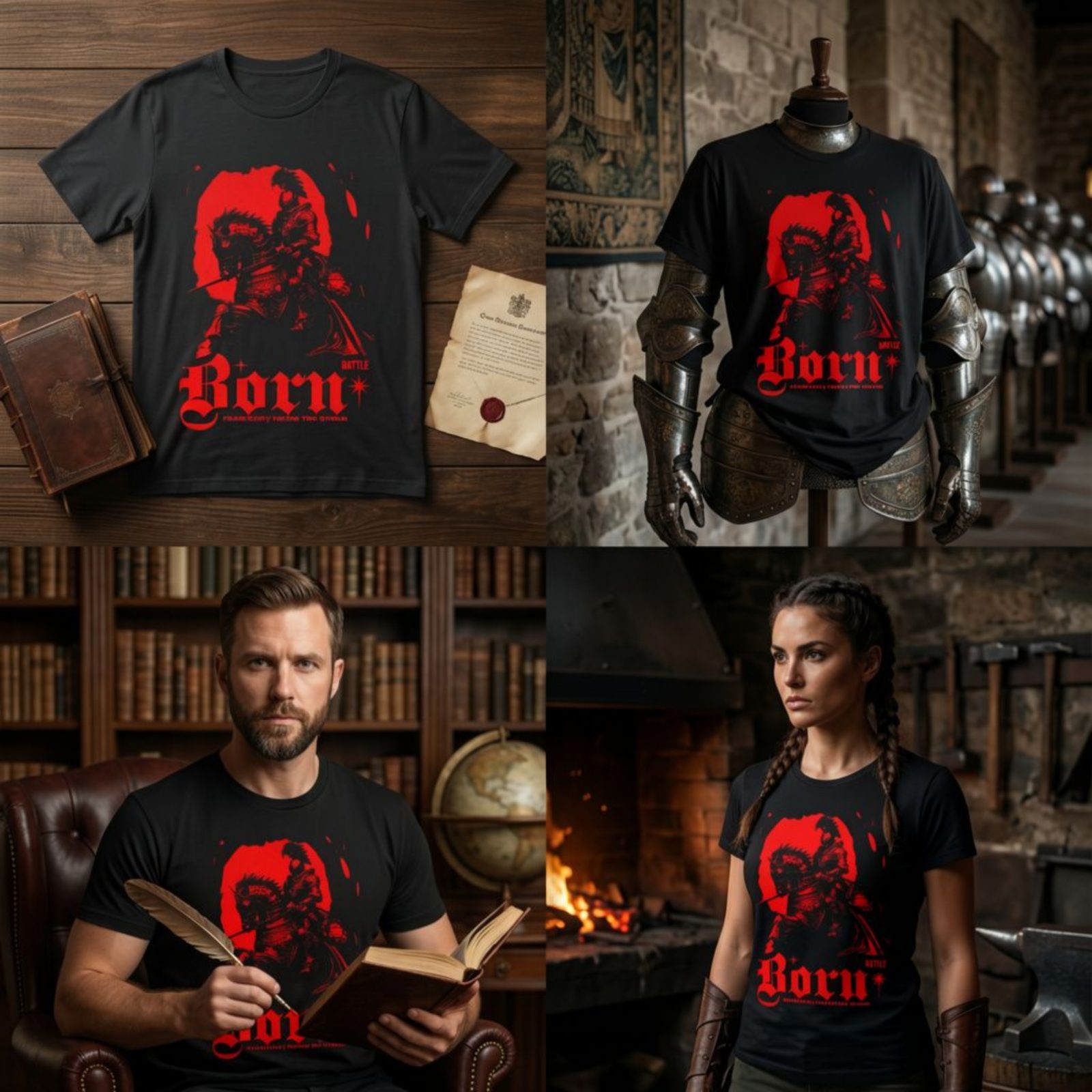 T'DAA Battle Born graphic tee lookbook