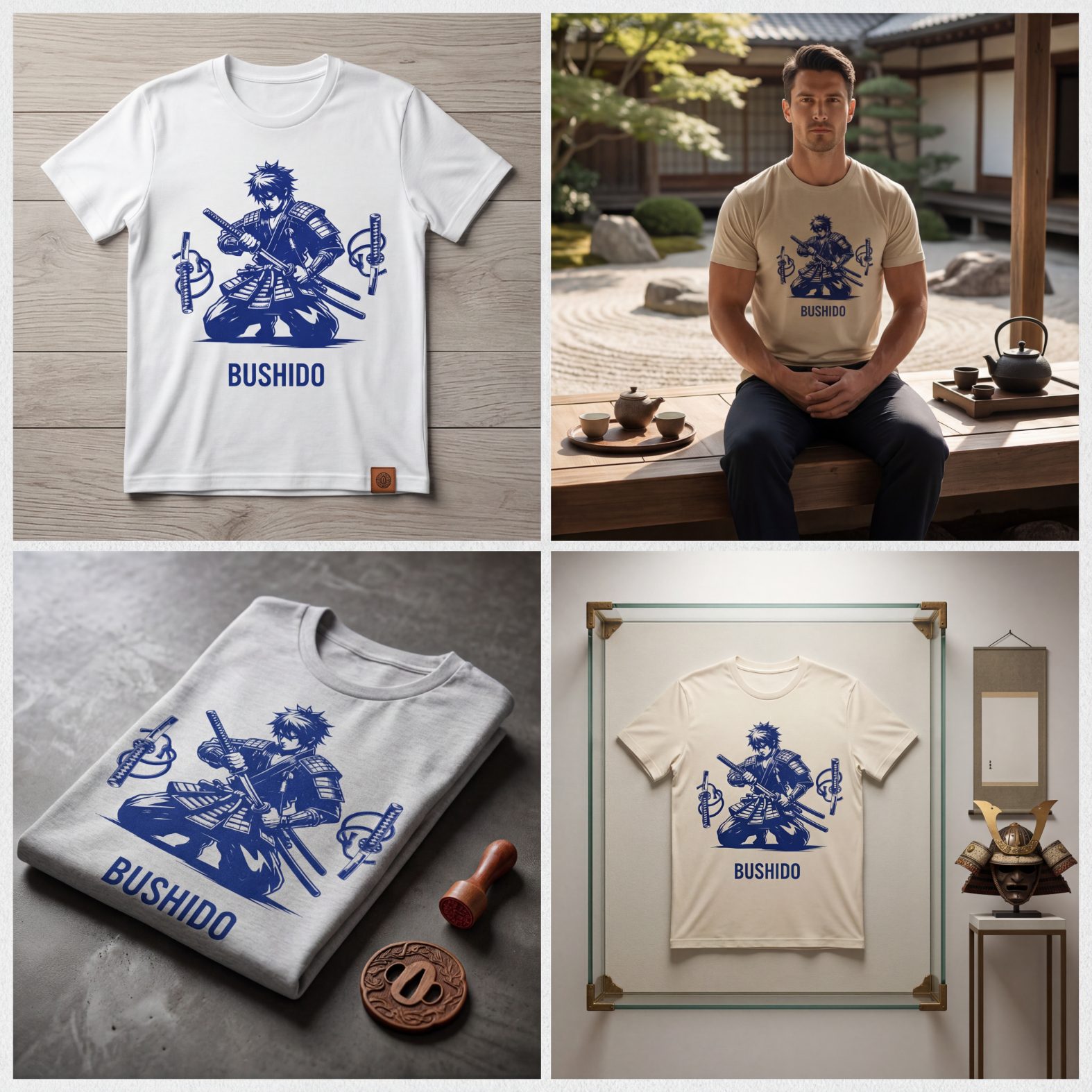 T'DAA Bushido graphic tee lookbook